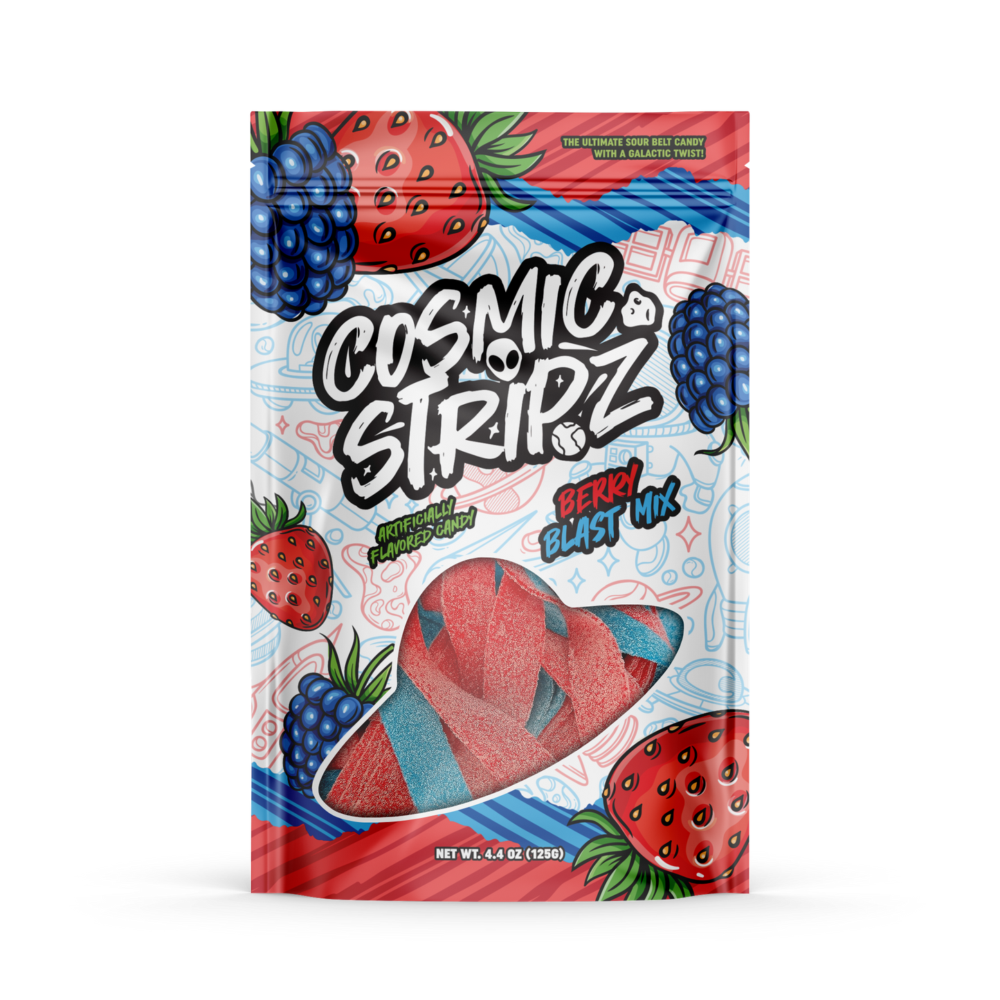 Berry Blast mix-Cosmic Stripz- 12 Count