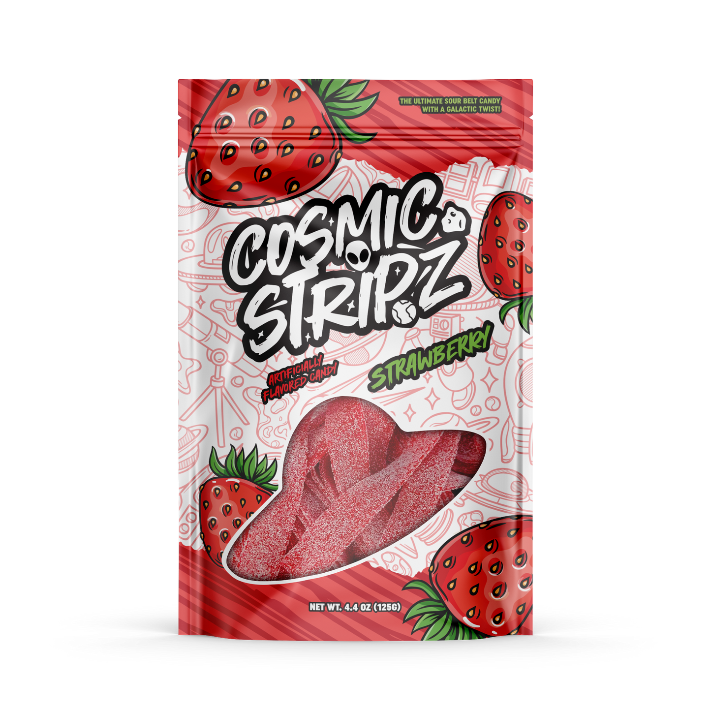 Strawberry - Cosmic Stripz 12 Count