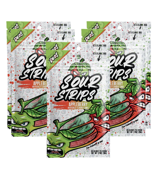 APPLEBERRY- SOUR STRIPS