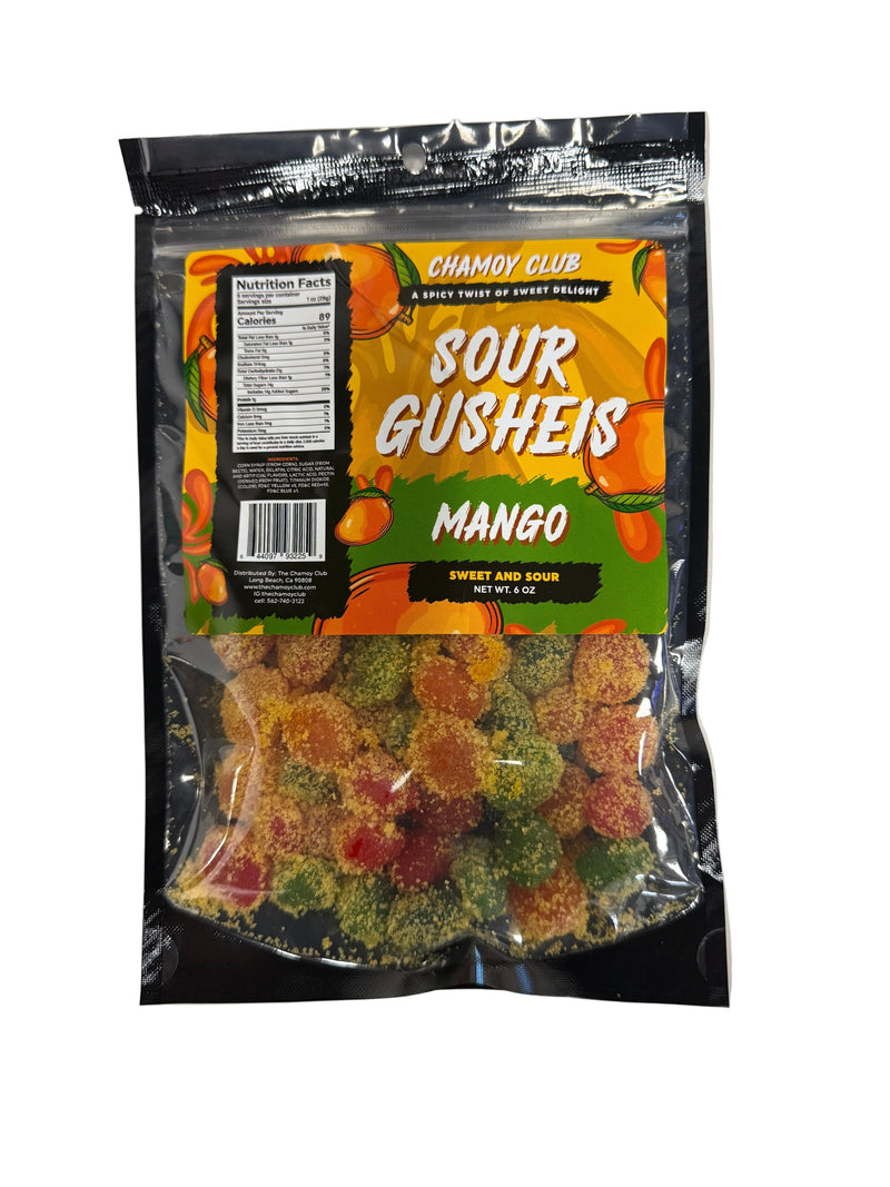 Chamoy Club – Sour Gushies Mango | 12-Count