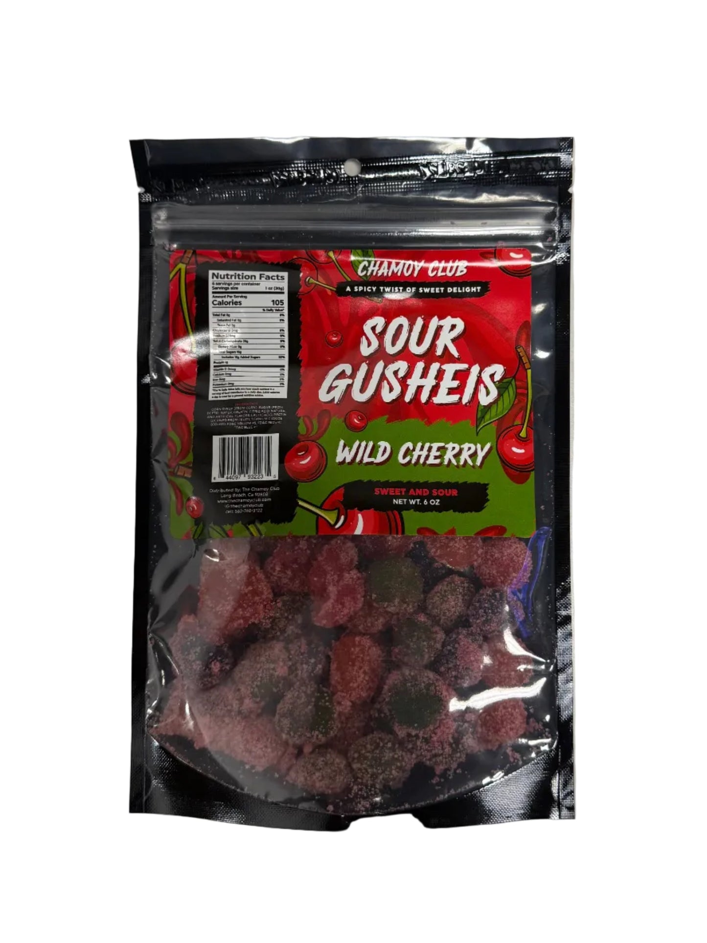 Chamoy Club – Sour Gushies Wild Cherry | 12-Count