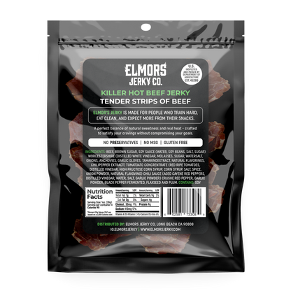 Elmors Jerky co Killer Hot 4oz