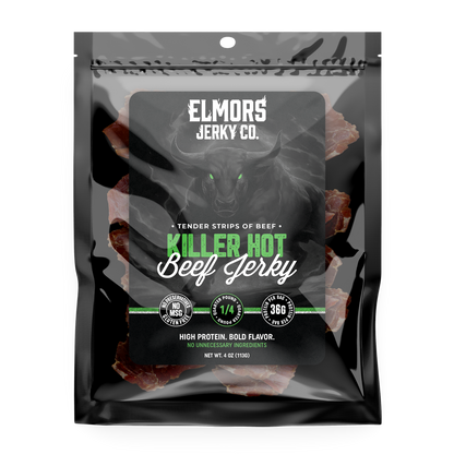 Elmors Jerky co Killer Hot 4oz