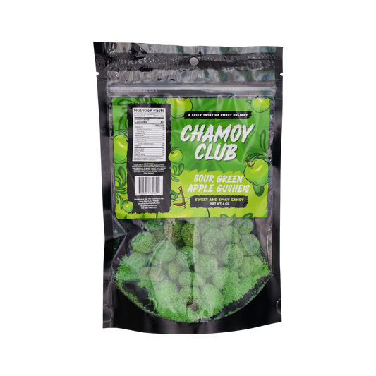Chamoy Club – Sour Gushies Green Apple | 12-Count