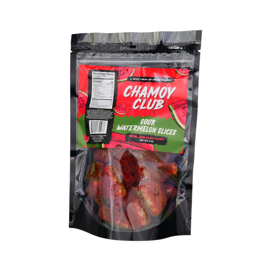 Chamoy Club – Sour Watermelon Slices | 25-Count