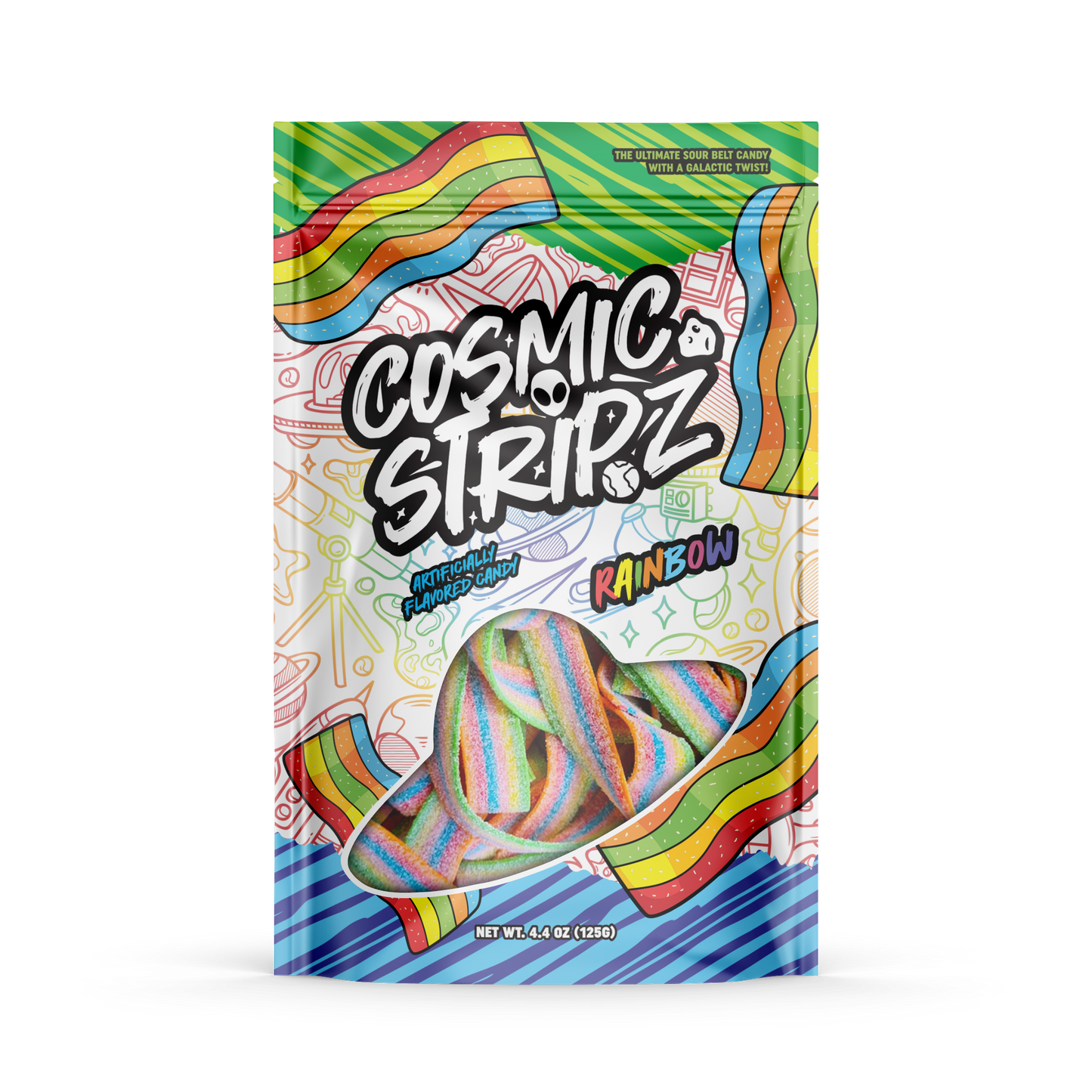 Rainbow - Cosmic Stripz 12 Count