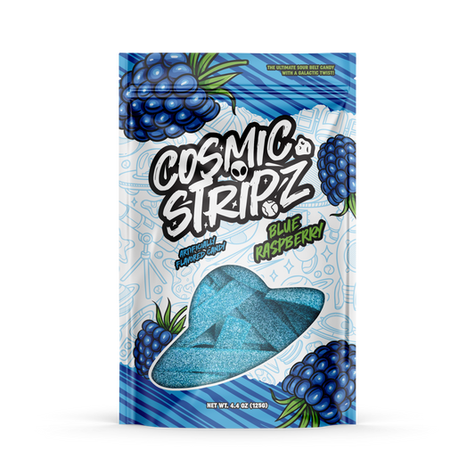 Blue Raspberry - Cosmic Stripz 12 Count