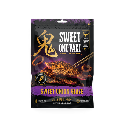 Sweet Oni-Yaki: Korean Style Beef Jerky (2.5 oz)