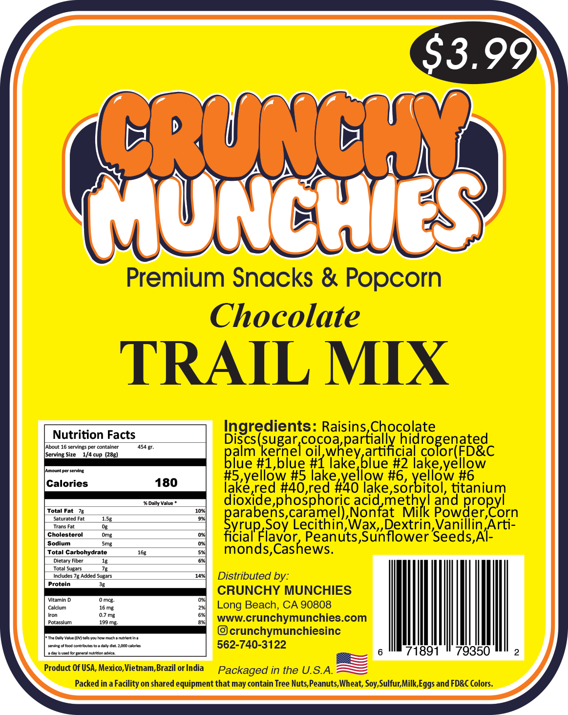 Chocolate Trail Mix